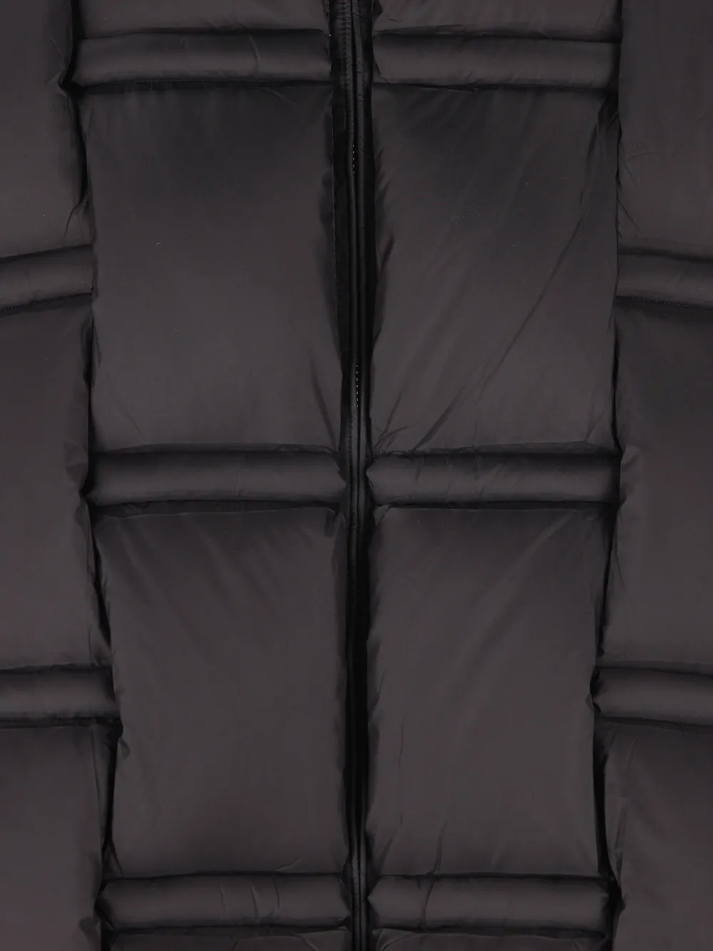 Raxxy Quilted Oversized Coat In Black
