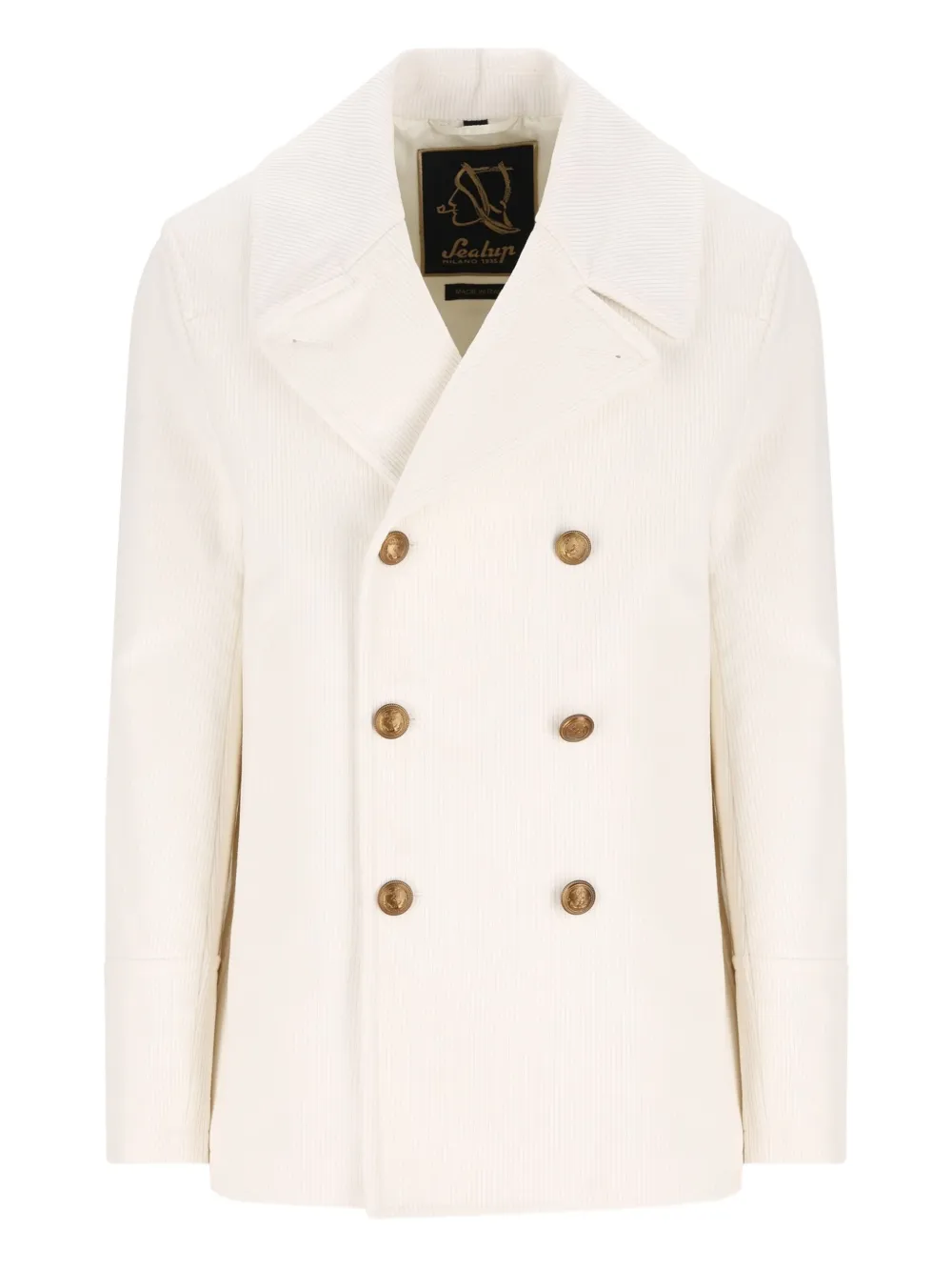 Sealup Amalfi double-breasted peacoat | White | Image 1
