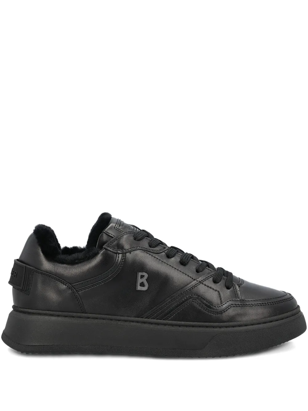 BOGNER logo-detail leather sneakers | Black | Image 1