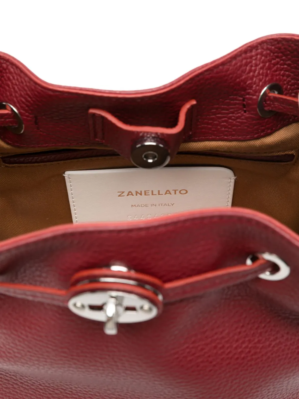 Zanellato Small Monda' Tote Bag In Burgundy