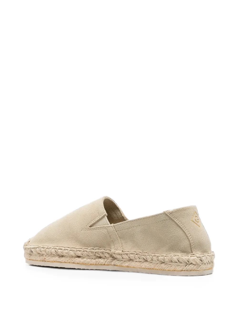 Gant Espadrilles met geborduurd logo Beige