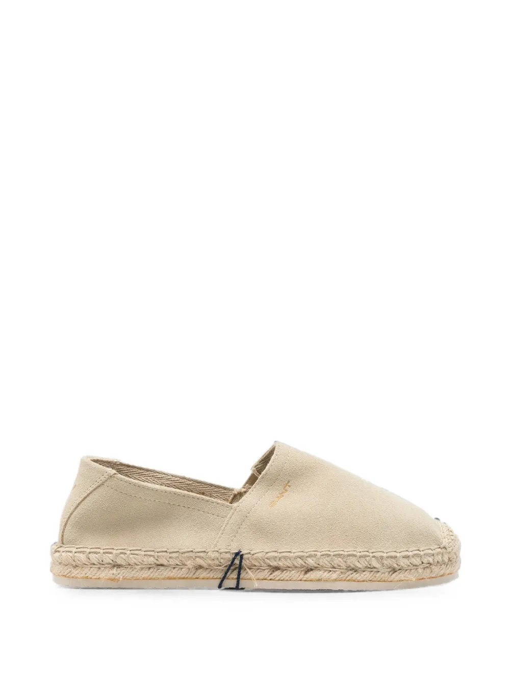 Gant logo-embroidered espadrilles - Nude