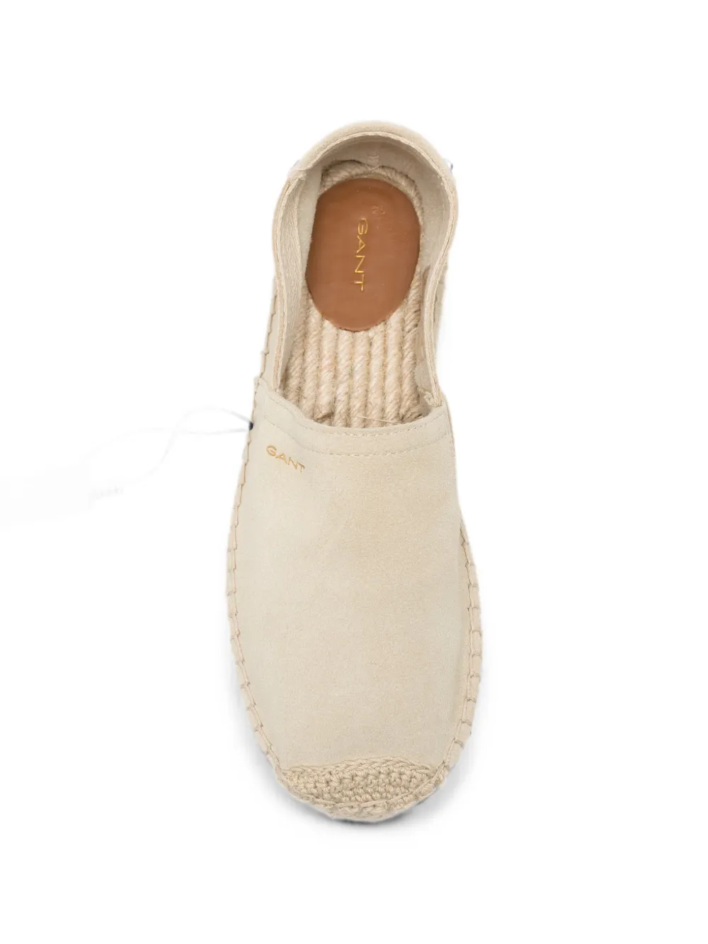 Gant Espadrilles met geborduurd logo Beige