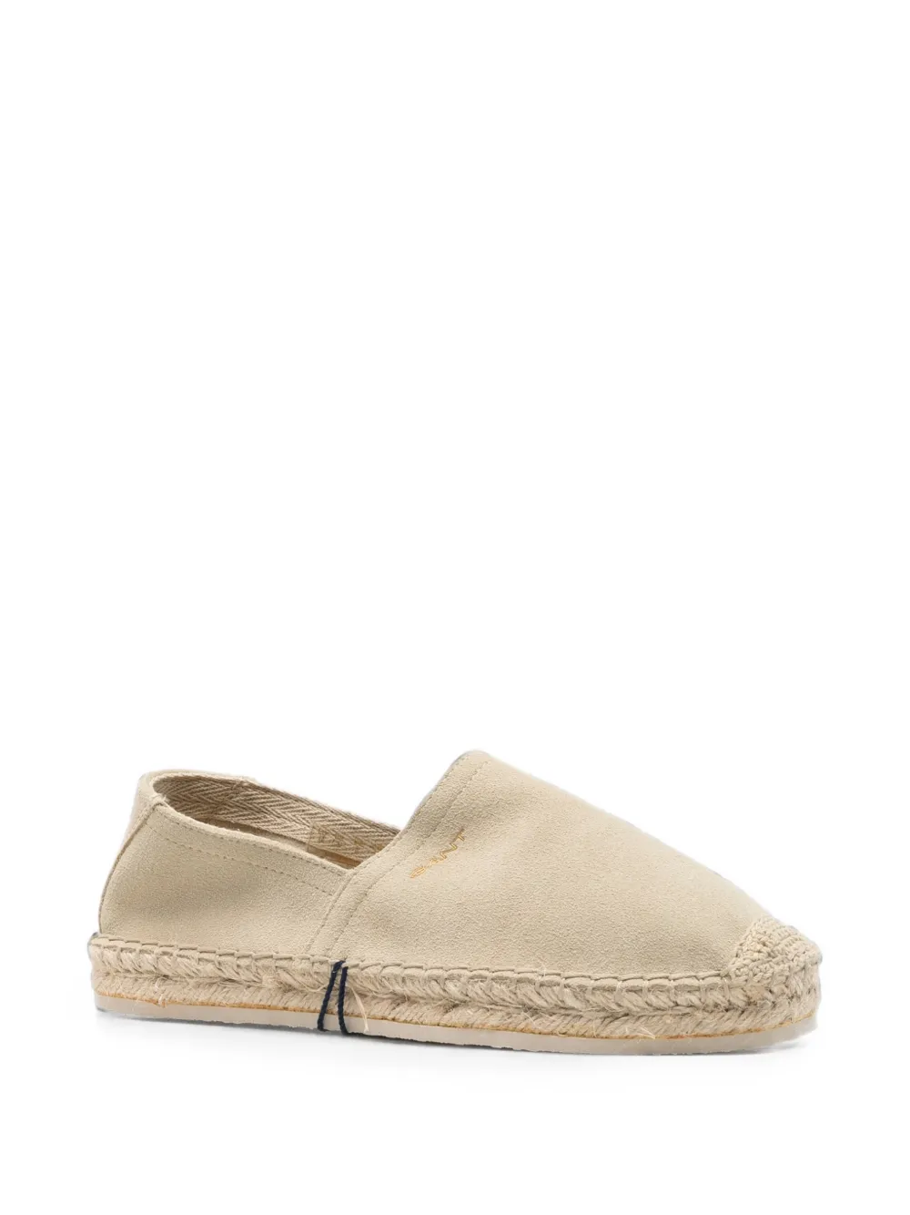 Gant Espadrilles met geborduurd logo Beige