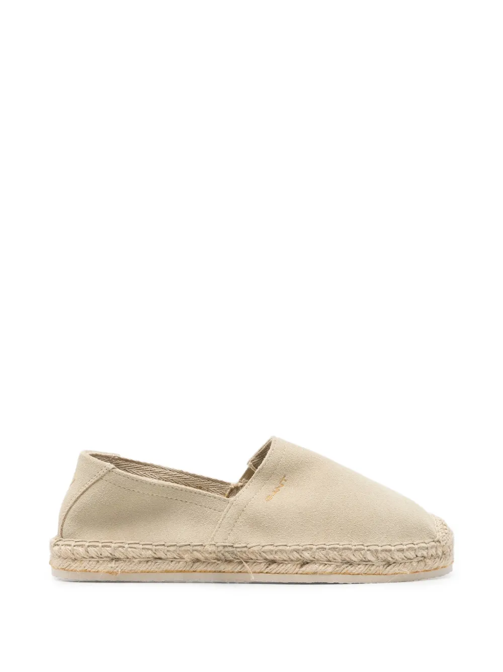 Gant Espadrilles met geborduurd logo Beige
