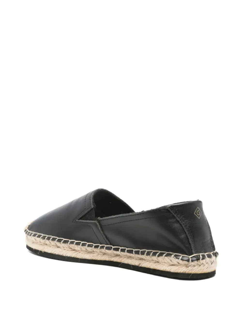 Gant contrast-heel espadrilles Zwart