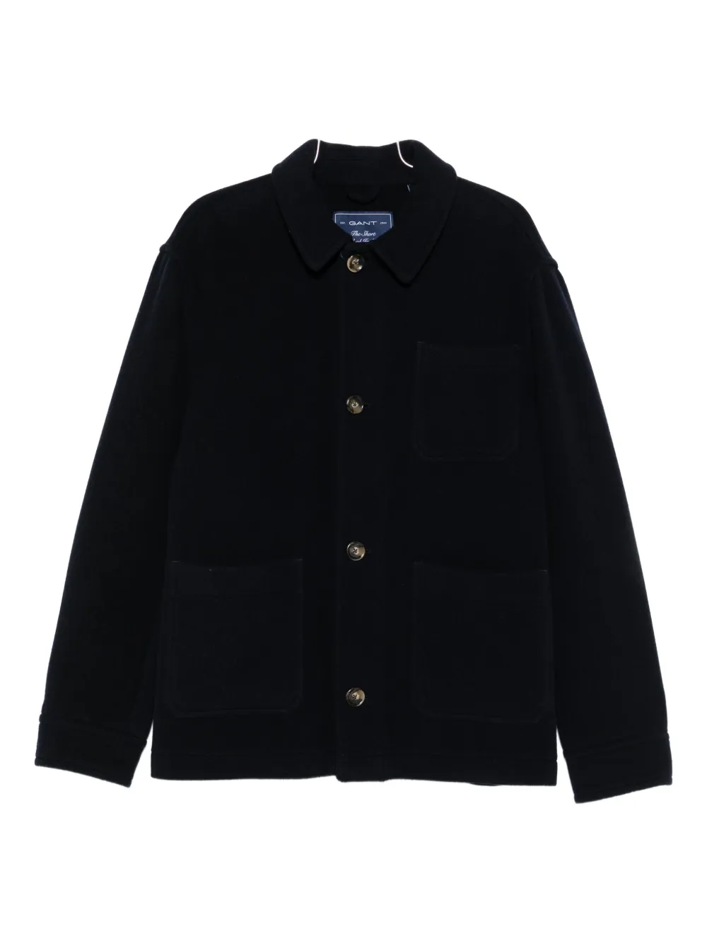Gant wool shirt jacket | Blue | Image 1