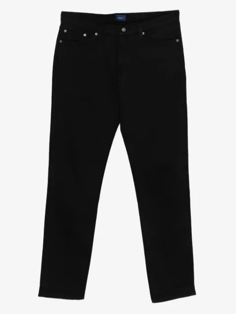 Gant logo-patch pants