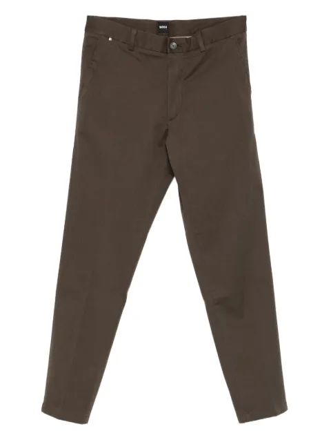 BOSS stretch-design chino trousers