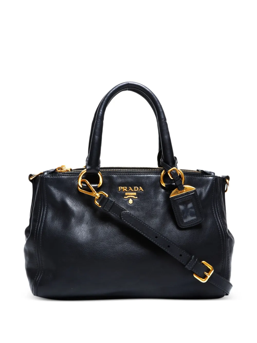 Prada Pre-Owned 2000-2020 leather 2way tote bag | Black | Image 1