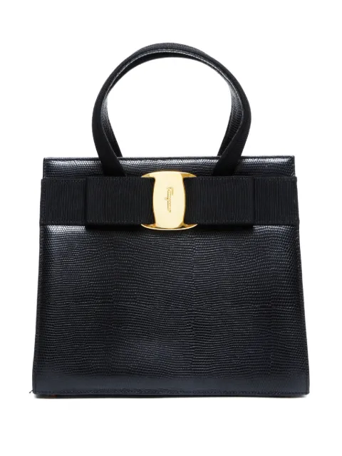 Ferragamo Pre-Owned  1990-2010s Vara Ribbon leather tote bag