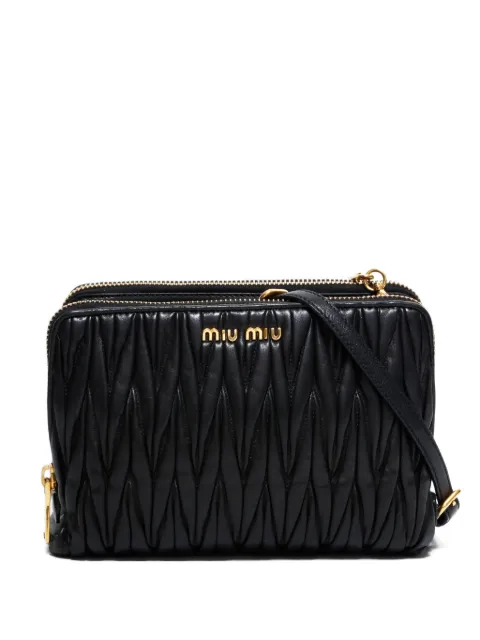 Miu Miu Pre-Owned 2010s matelassé shoulder bag