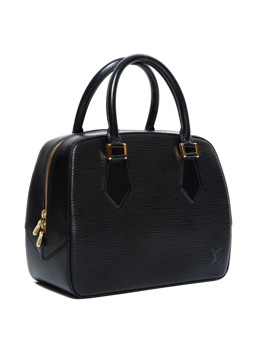 Pre-owned Louis Vuitton 1998 Sablon Tote Bag In Black