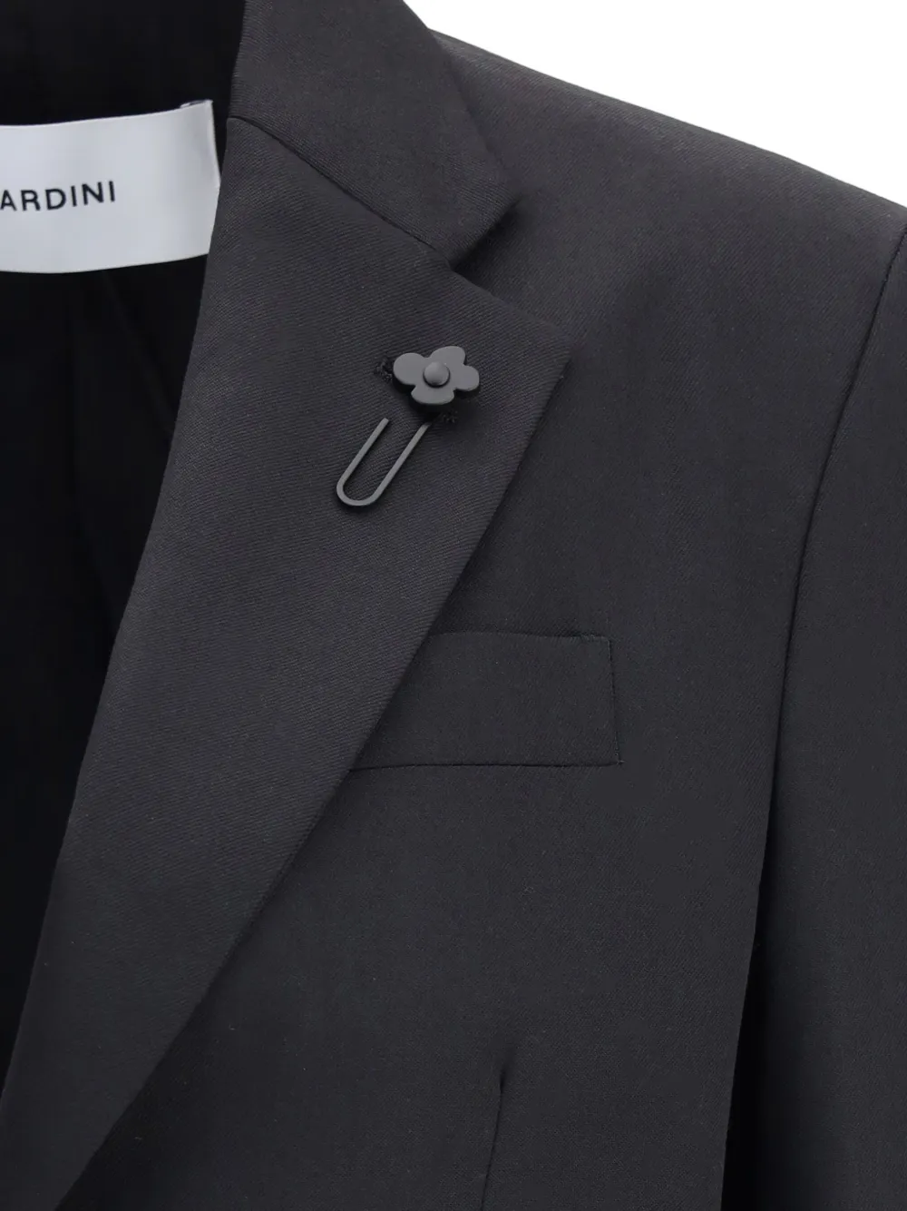 Lardini Single-breasted Blazer In Black