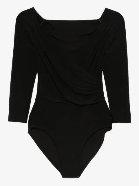 Norma Kamali draped bodysuit
