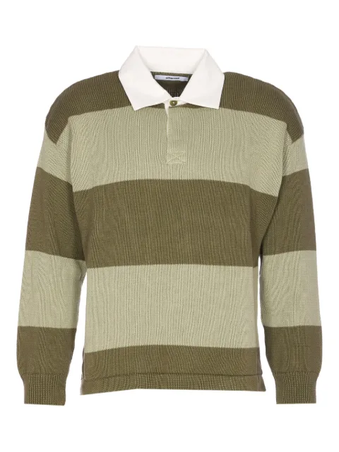 Edmmond Studios striped buttoned polo shirt
