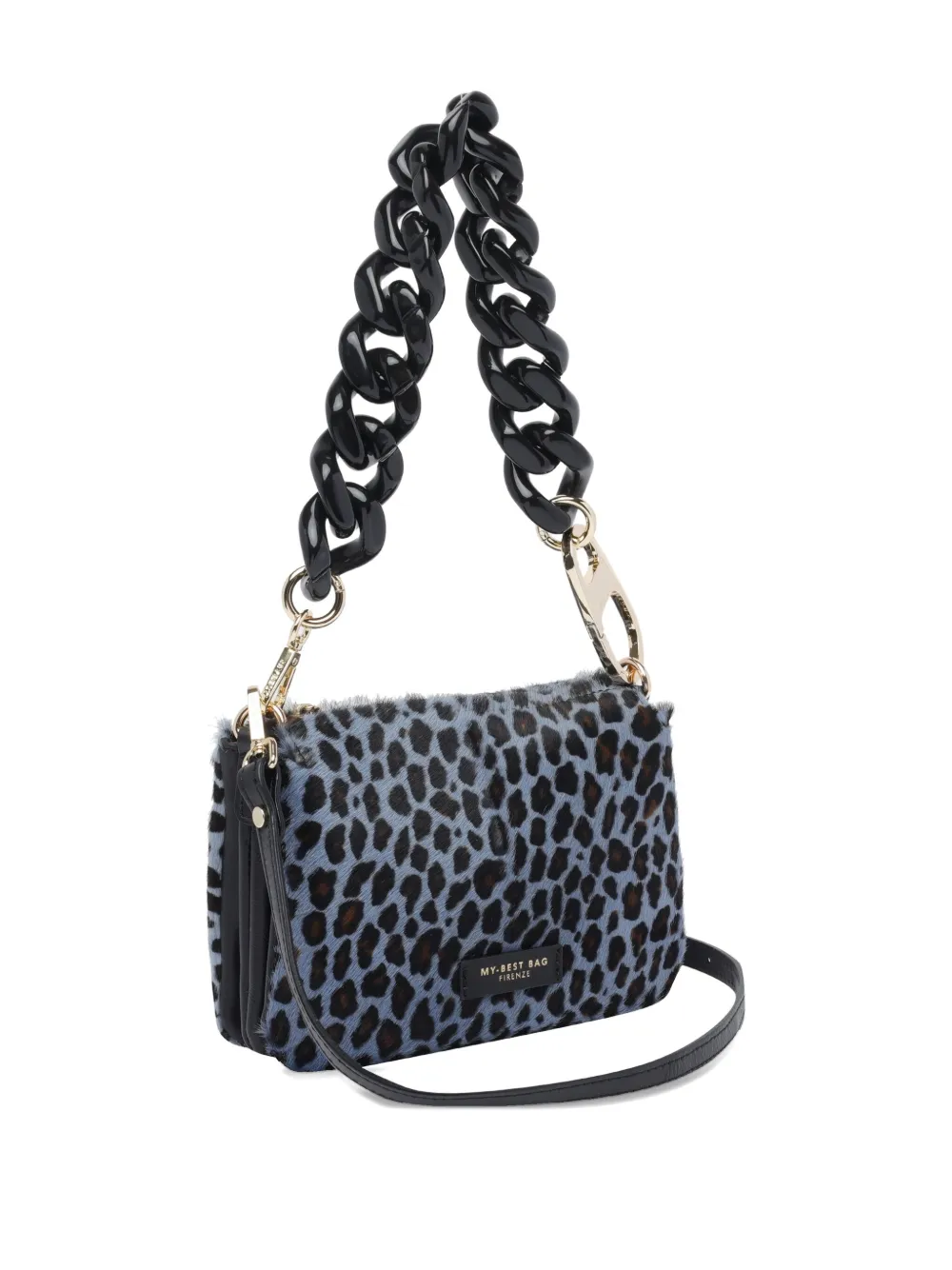 My Best Bag Leopard-print Tote Bag In Blue