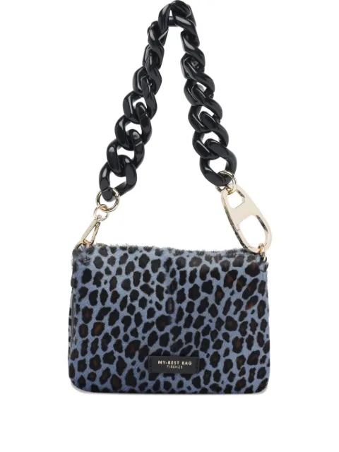 MY BEST BAG leopard-print tote bag