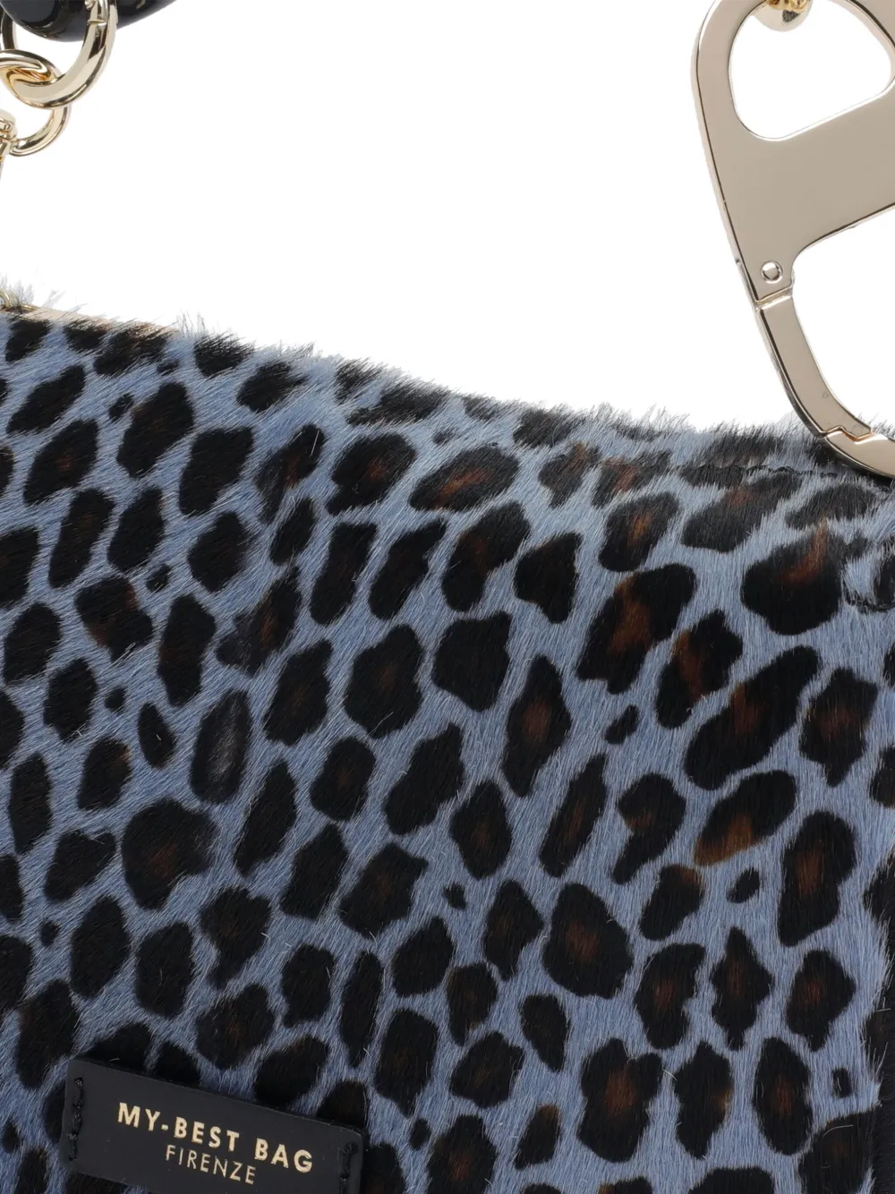 My Best Bag Leopard-print Tote Bag In Blue