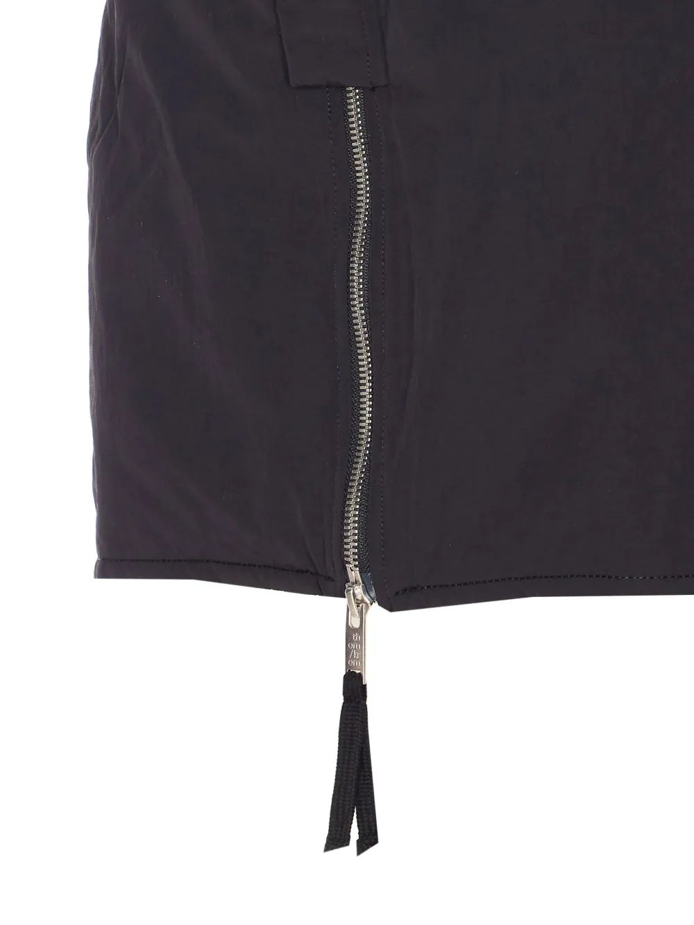 Thom Krom Zip Padded Gilet In Black