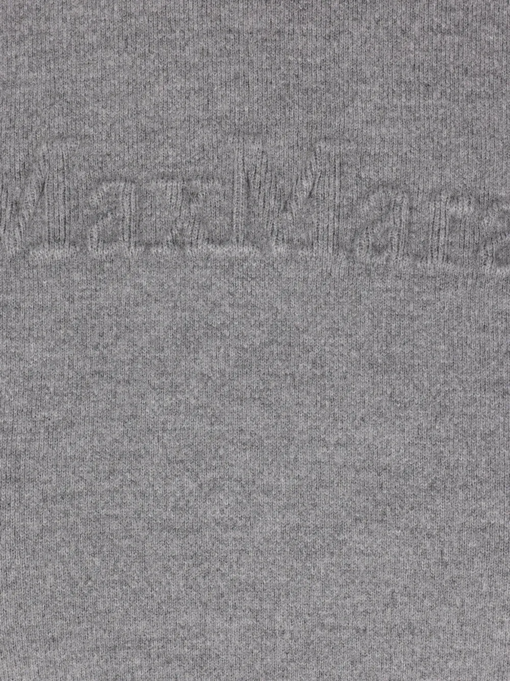 Max Mara Logo Sweater In Gray