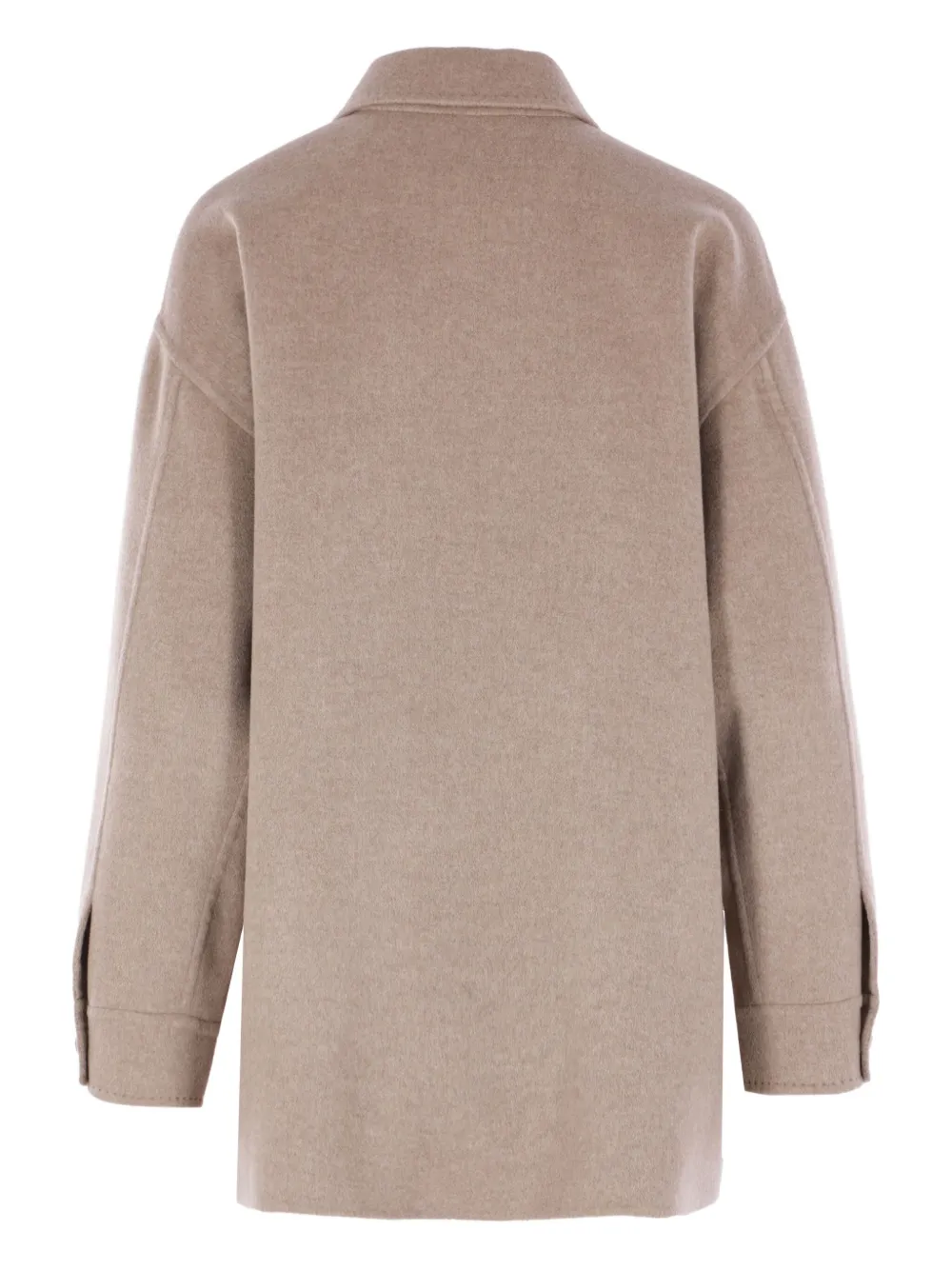 Max Mara Buttoned Pocket Jacket In Neutral