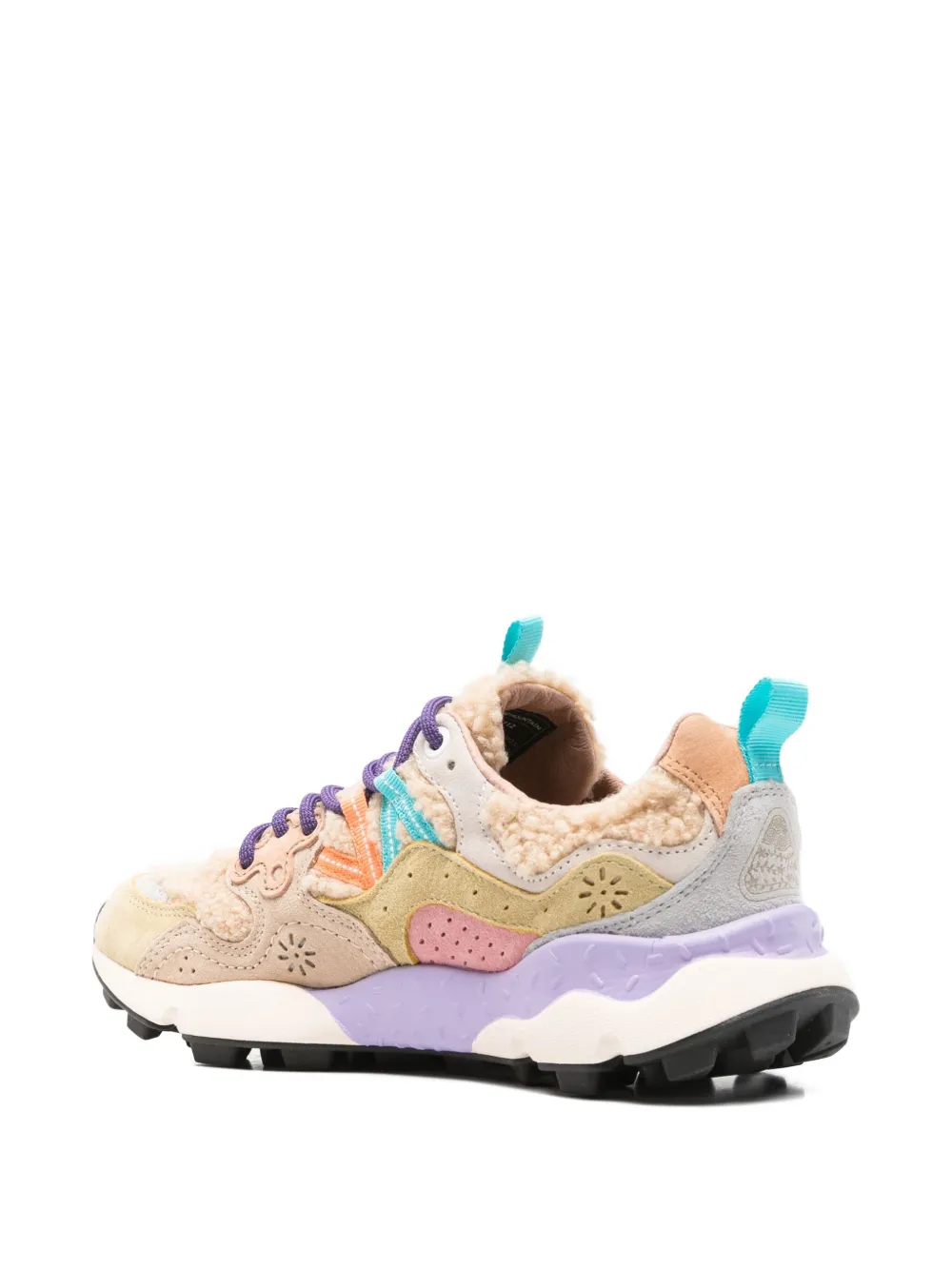 FLOWER MOUNTAIN Sneakers met vlakken Beige