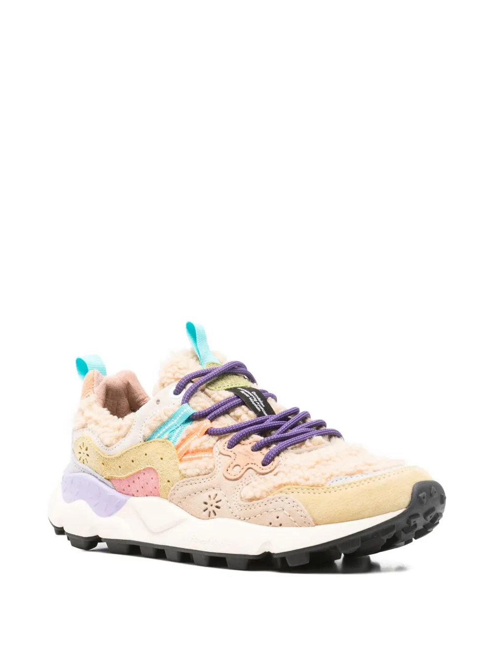 FLOWER MOUNTAIN Sneakers met vlakken - Beige
