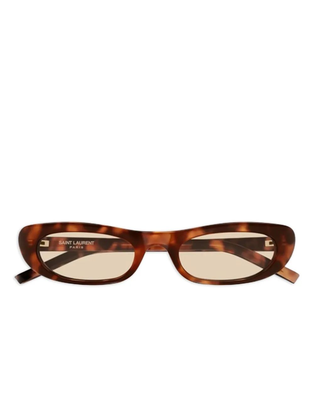Saint Laurent Eyewear lunettes de vue à monture papillon | marron | Image 1