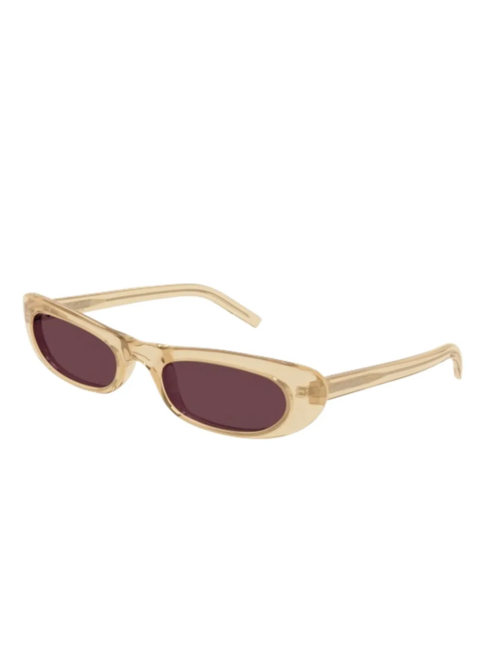 Saint Laurent Eyewear cat eye-frame sunglasses - Beige