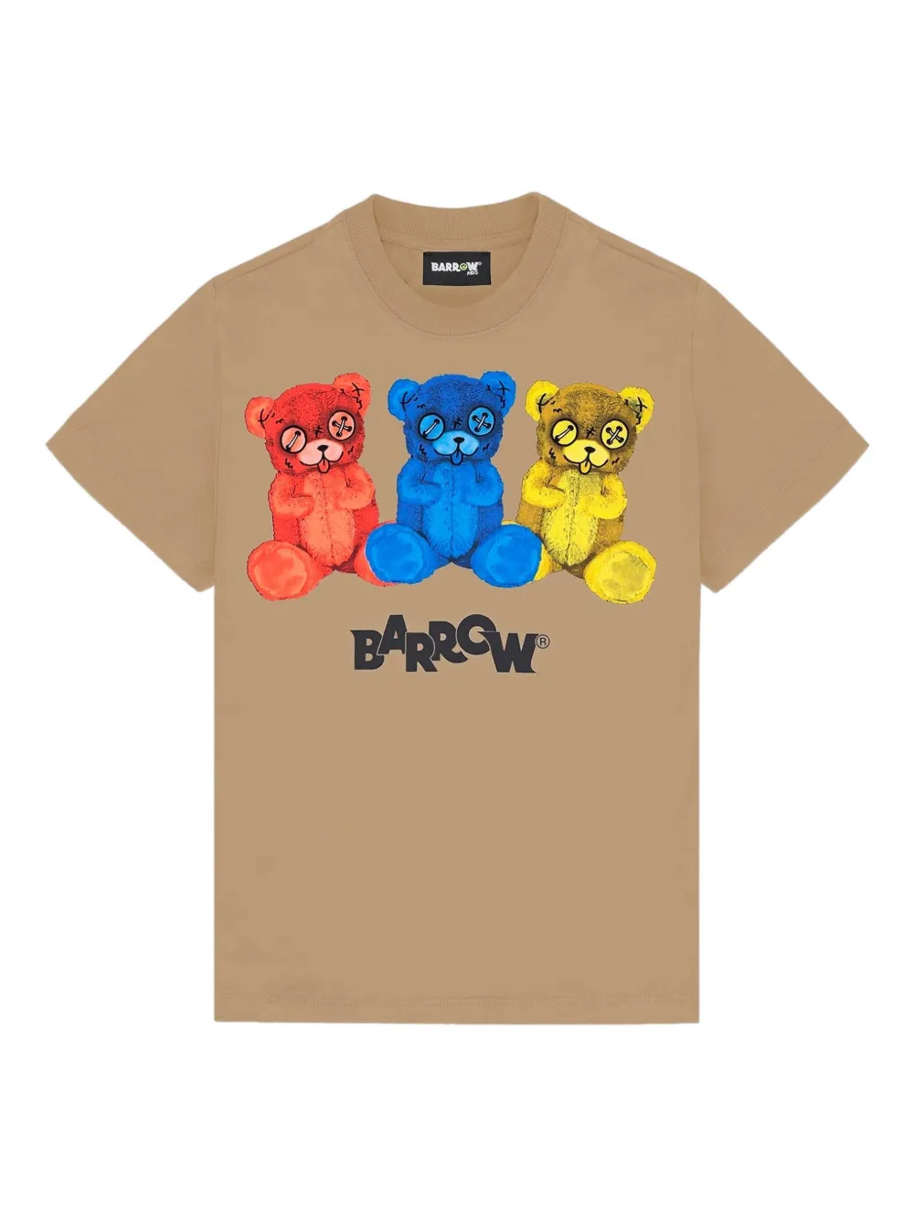 Barrow kids teddy bear-print T-shirt | Brown | Image 1