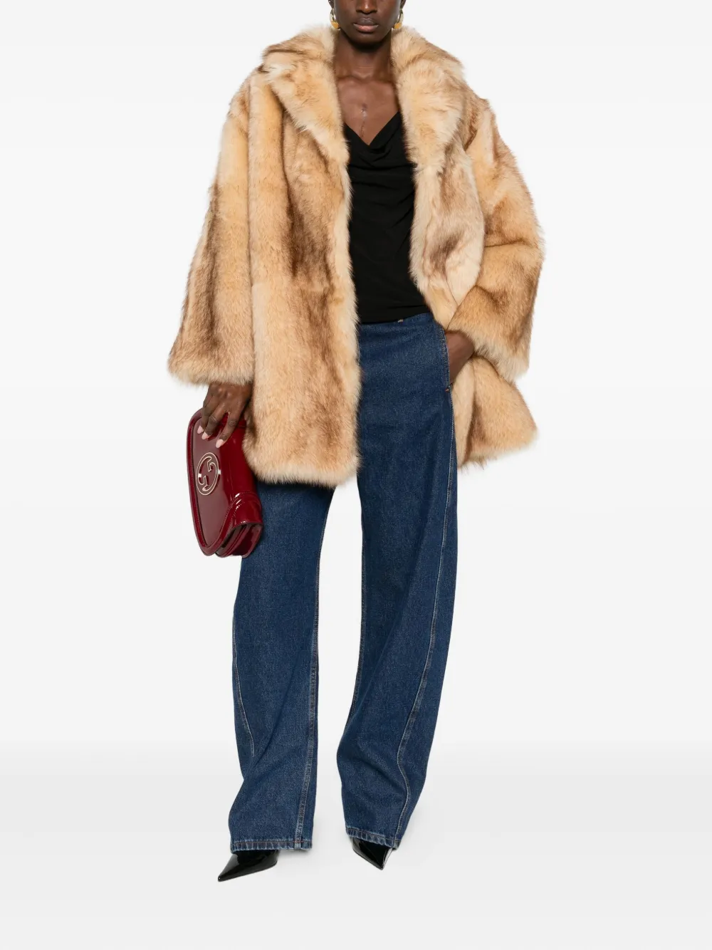 Prada lamb-shearling coat | Faux Fur & Shearling Coats | Image 2
