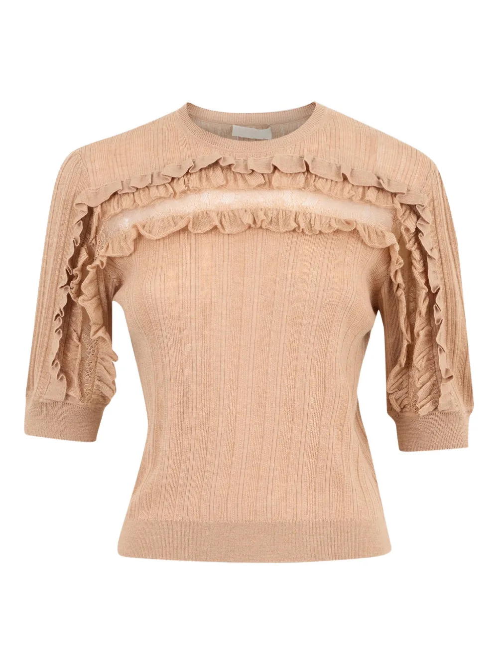 Ulla Johnson Salima ruffled-trim blouse - Marrone