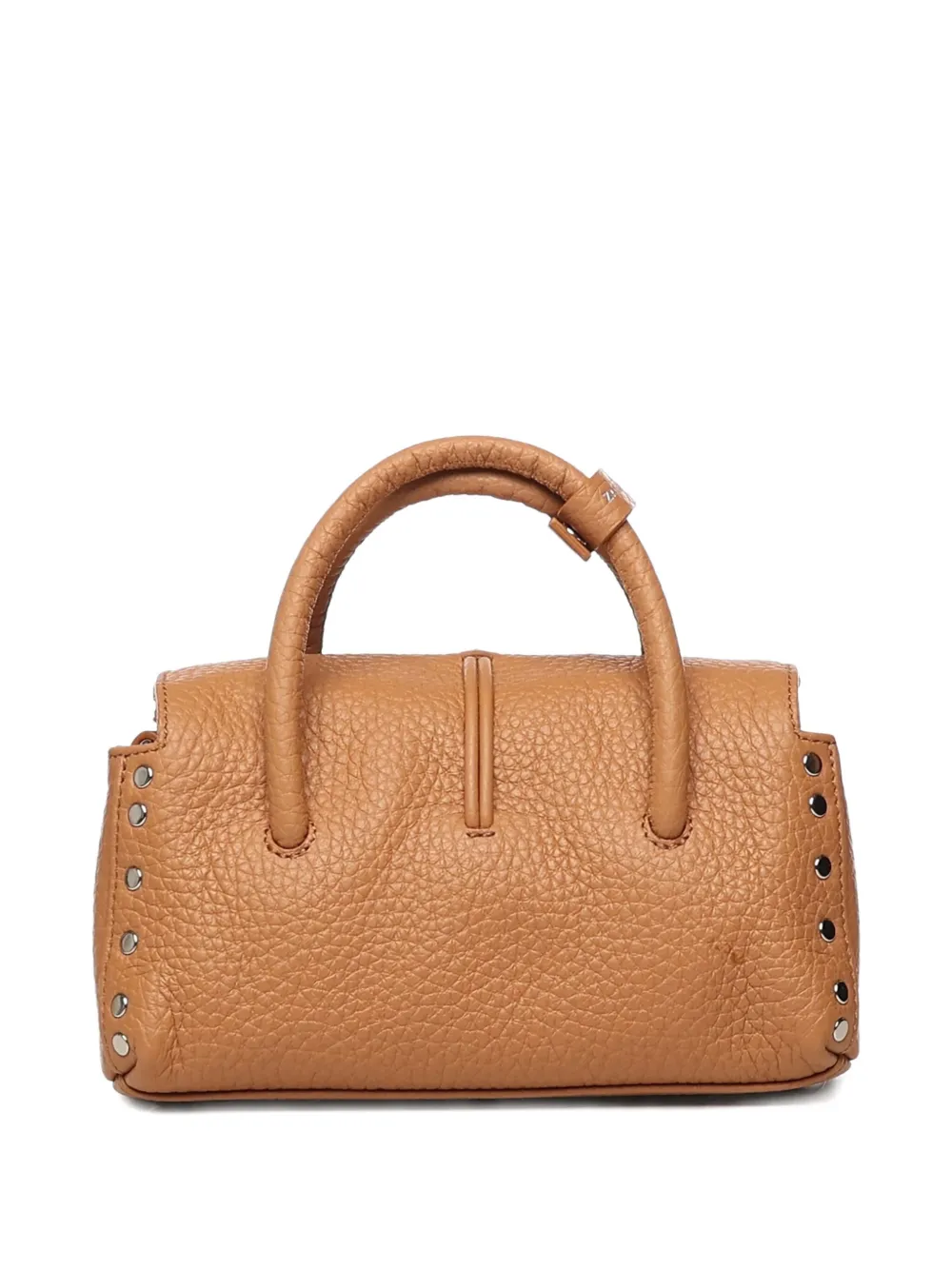 Zanellato stud-embellished tote bag - Oranje