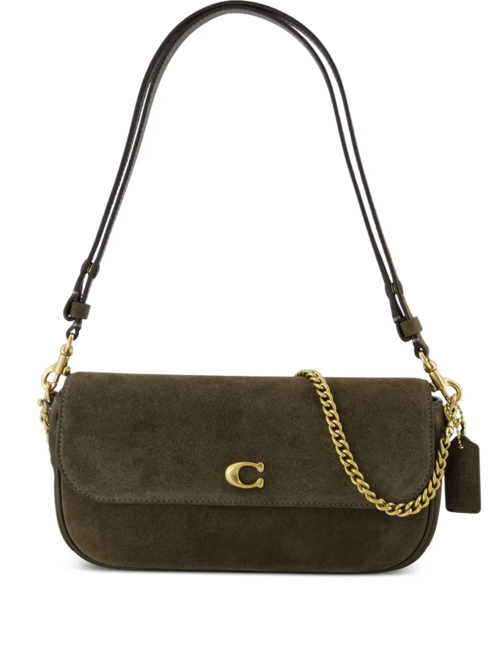 Coach Brook Chain Shoulder Bag In Green