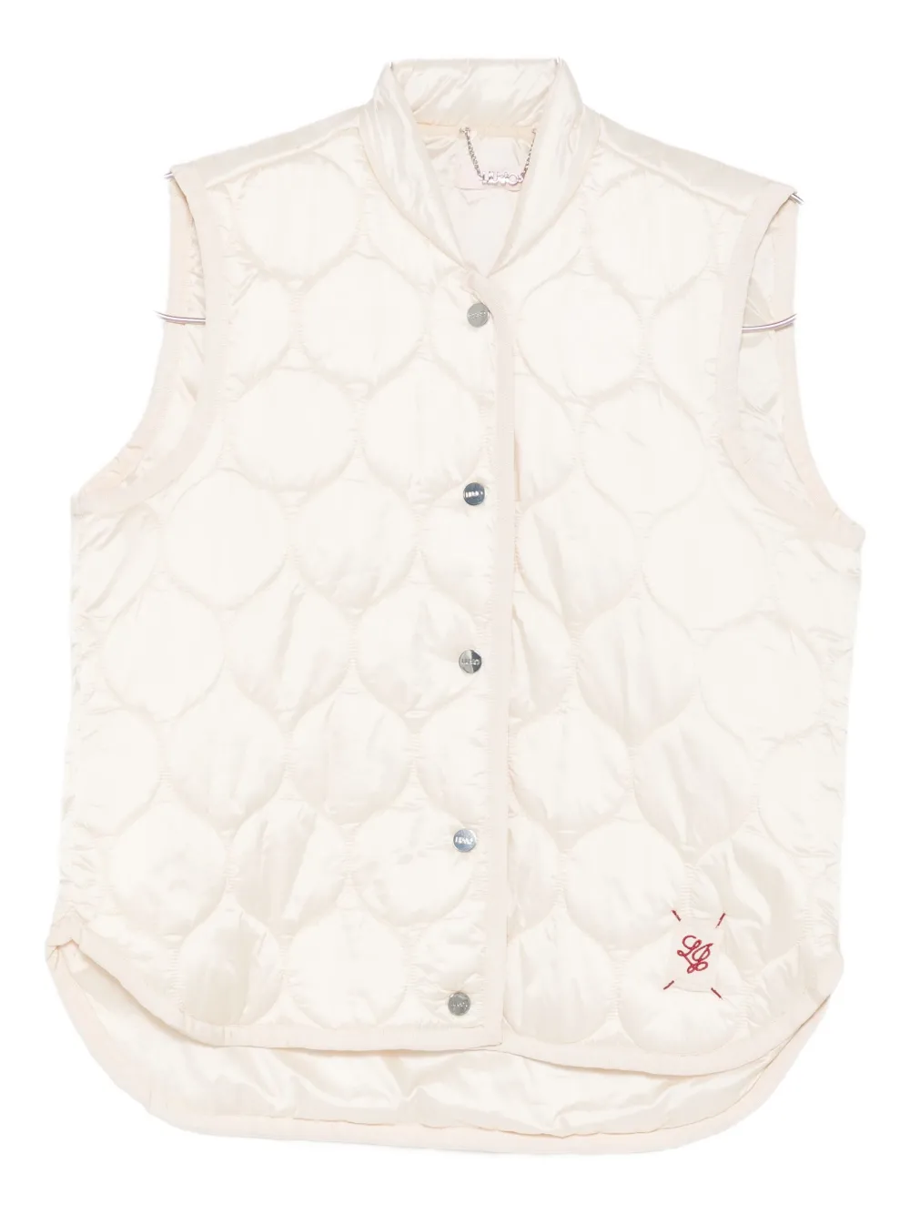 LIU JO quilted sleeveless gilet | White | Image 1