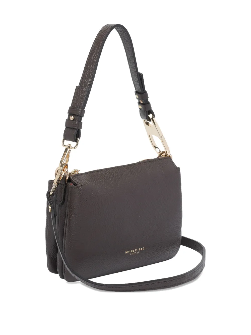 My Best Bag Leather Tote Bag In Gray