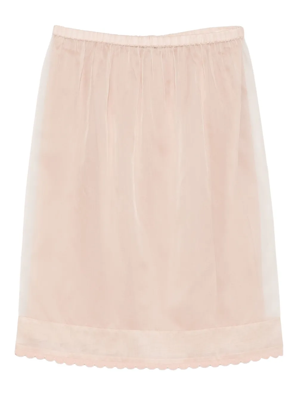 Nº21 jupe à détail festonnée | rose | Image 1