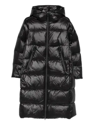 Jil Sander フーデッド パデッドコート | ブラック | FARFETCH JP
