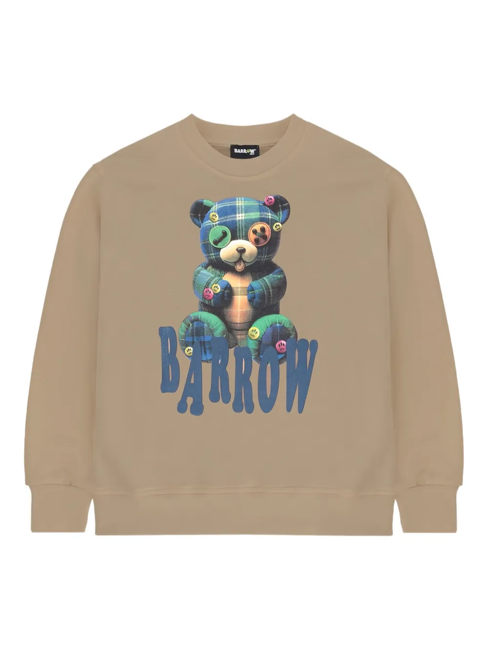Barrow kids teddy bear-print sweatshirt | Brown | Image 1