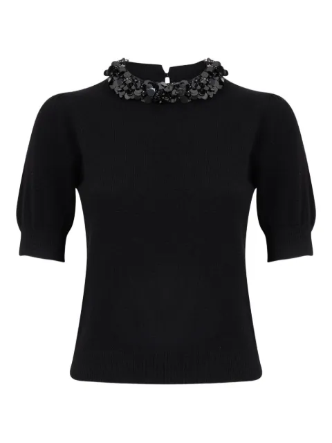 Ulla Johnson Liv embroidered knit top