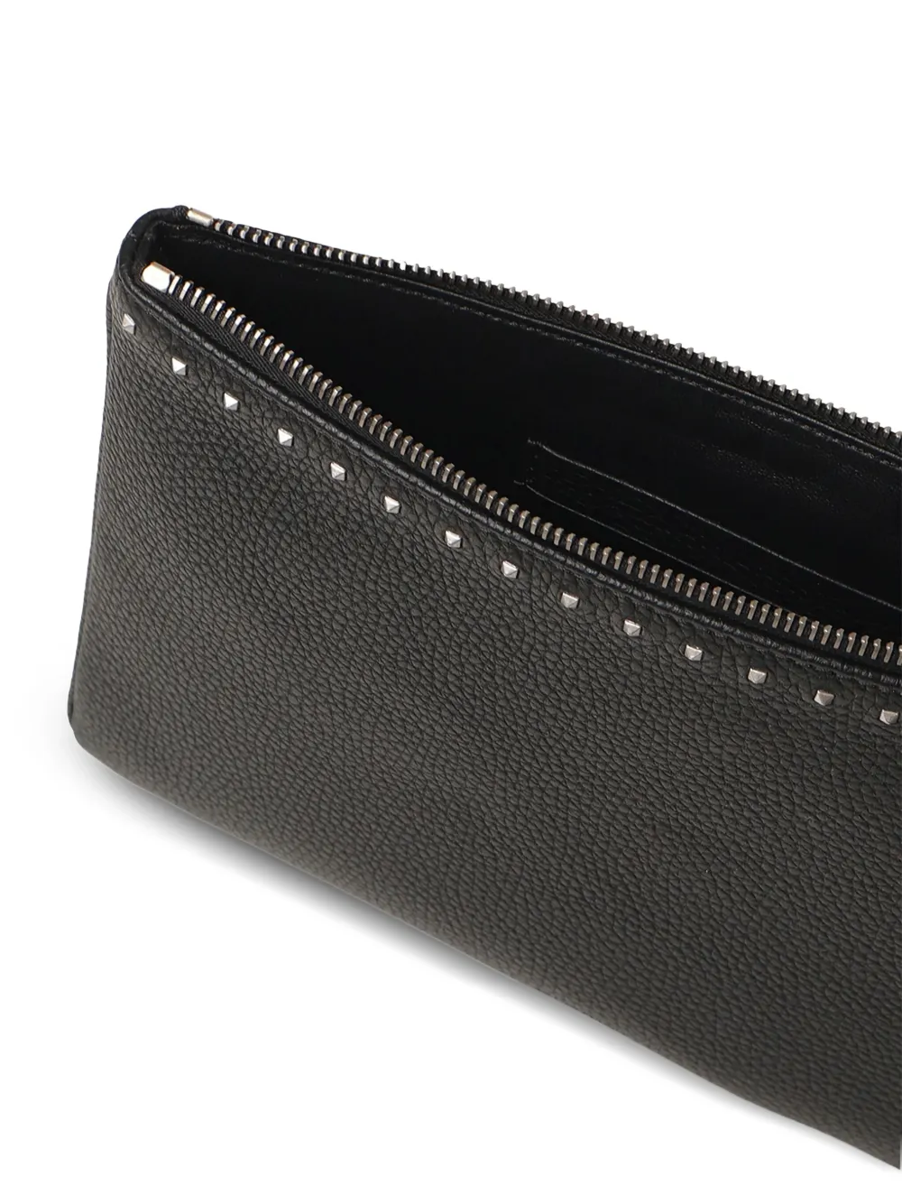 Valentino Garavani Clutch met studs en rits Zwart