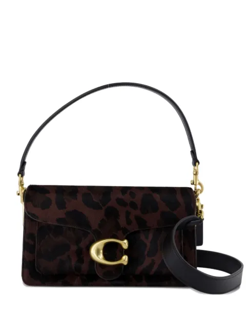 Coach sac porté épaule Tabby 26 à motif léopard