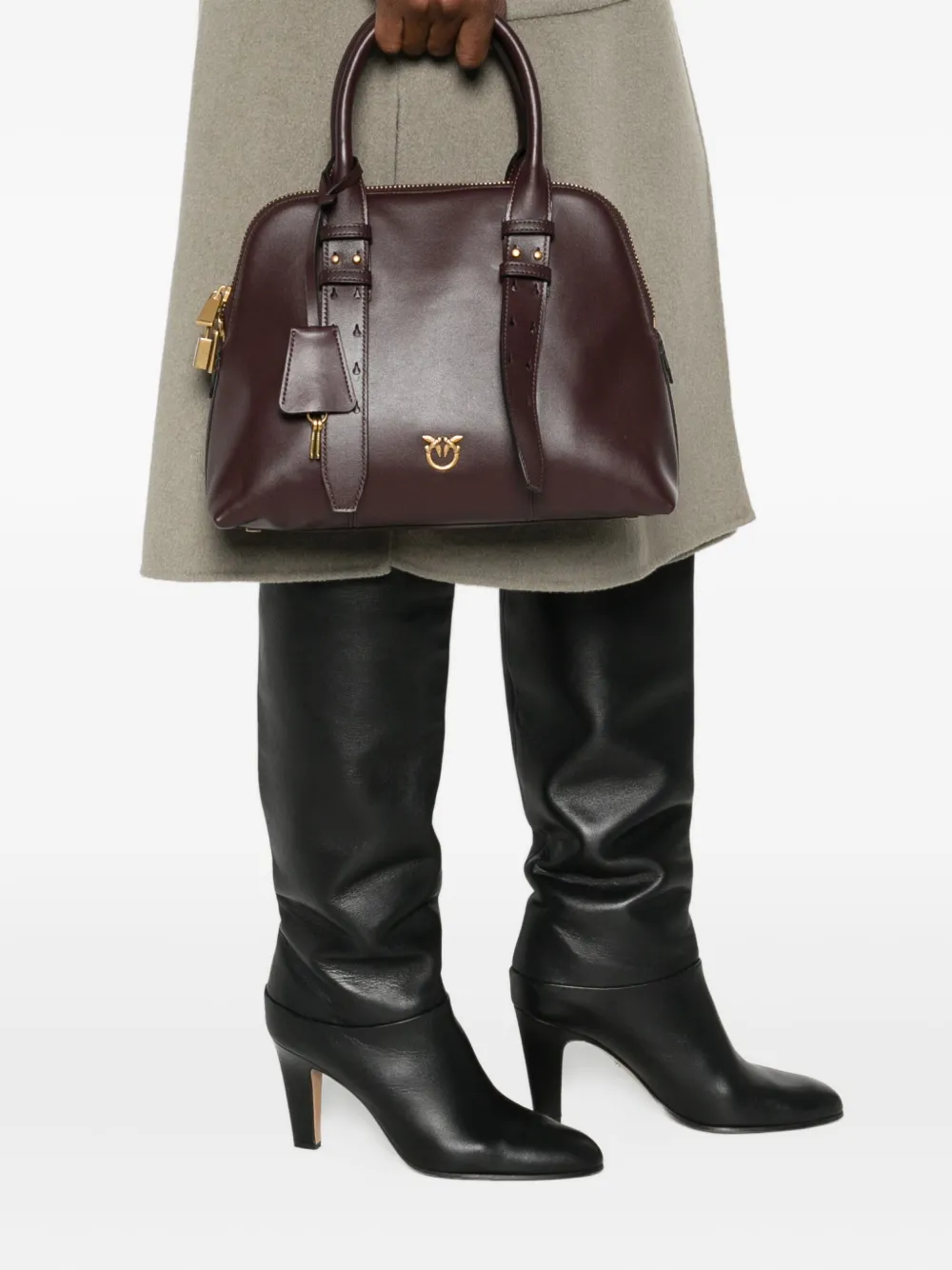 PINKO Escape schoudertas - Rood
