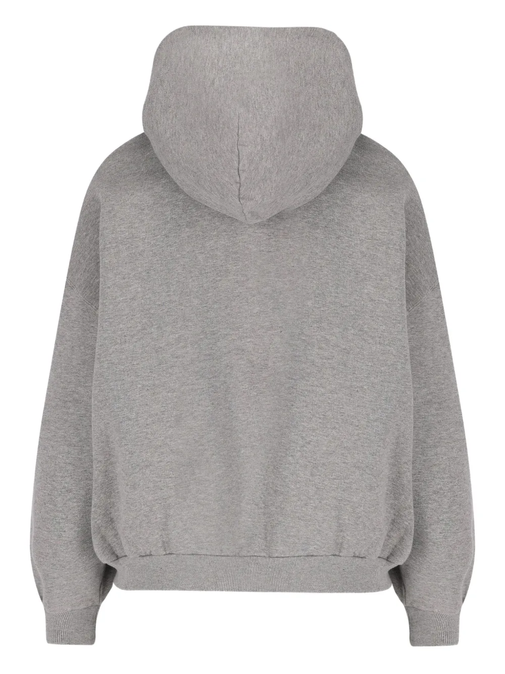 Balenciaga Ceo-print cotton hoodie - Grijs