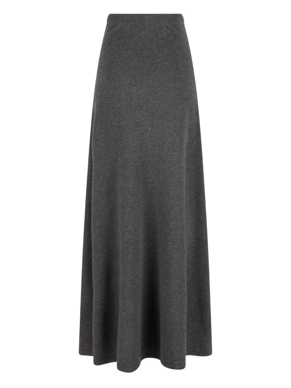 Balenciaga Pleated A-line Skirt In Gray