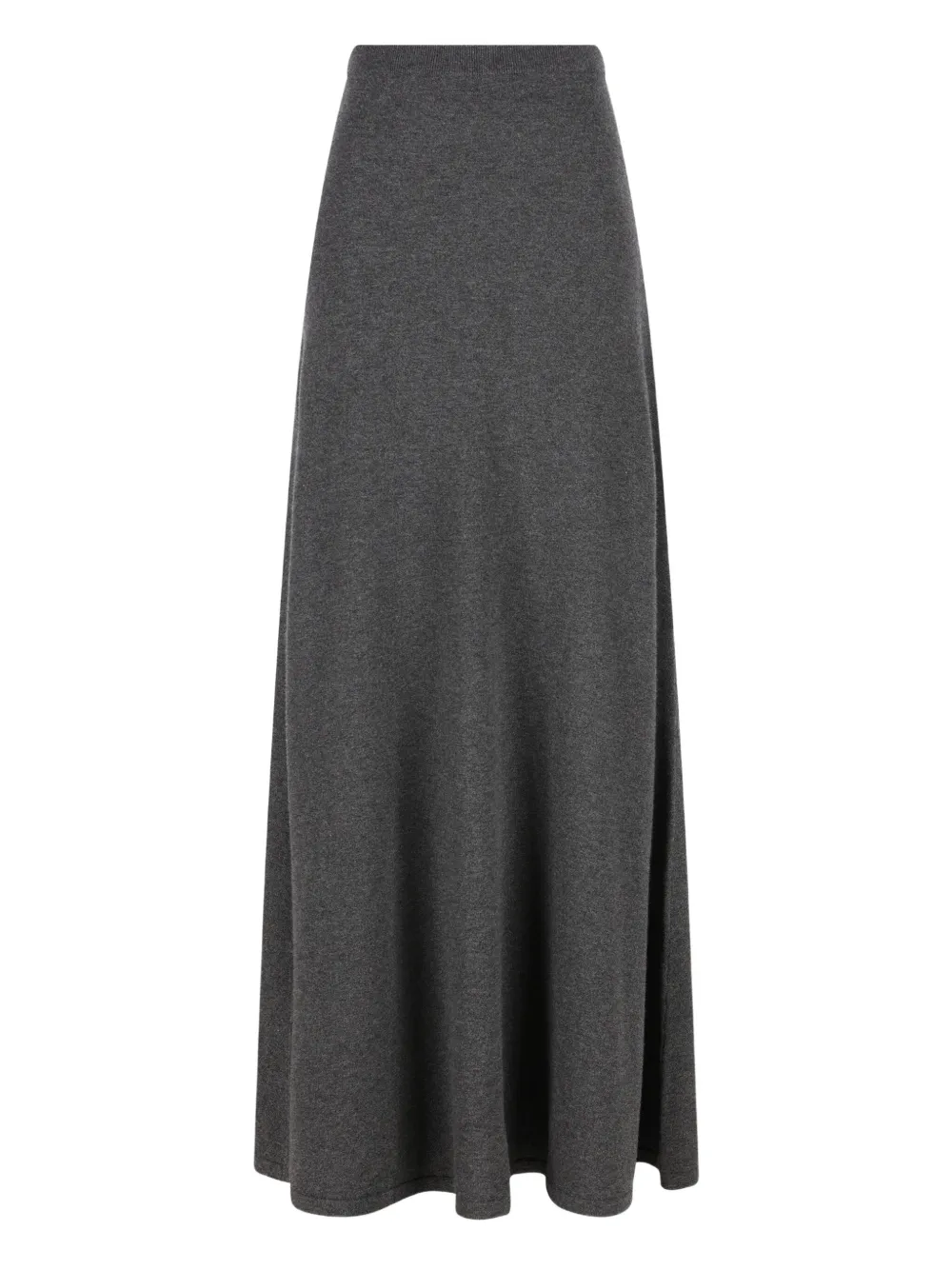 Balenciaga Pleated A-line Skirt In Gray