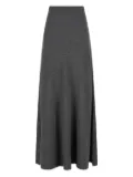 Balenciaga pleated A-line skirt - Grey