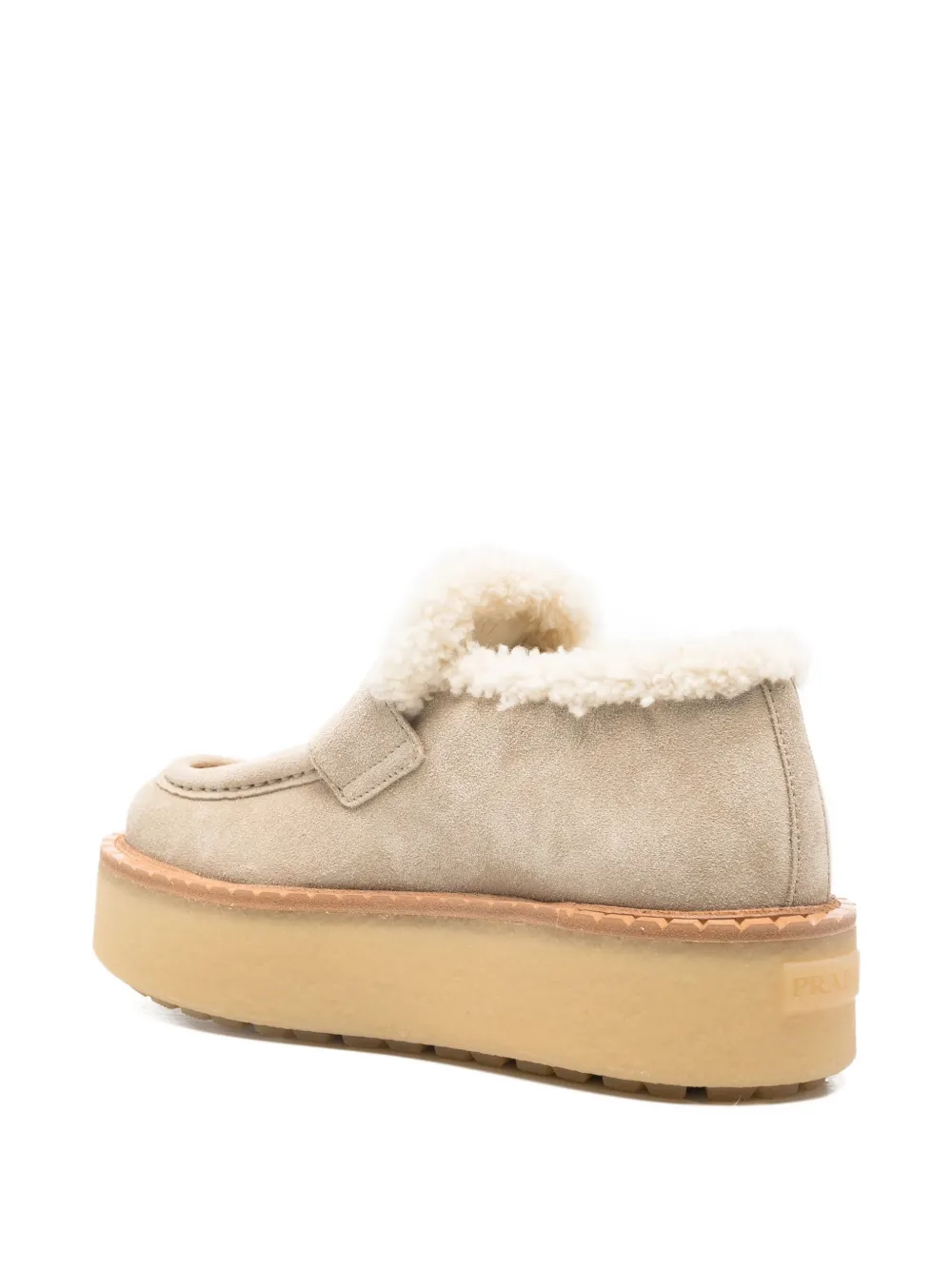 Prada Lammy loafers Beige