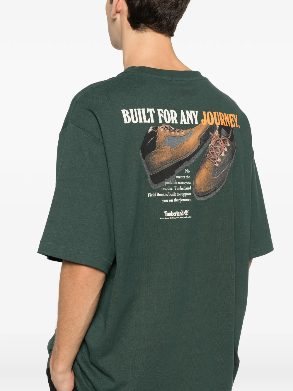 Timberland Logo-print T-shirt In Green